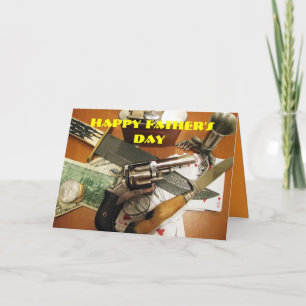 Lycklig Fars dag coola-kort Kort