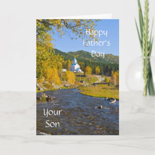 Lycklig Fars dag, din son Kort