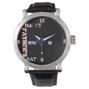 Lycklig Fars dag F-Forformation e-Watch Armbandsur