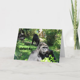 Lycklig Fars dag ... Fantastisk Ape (Gorilla) Kort