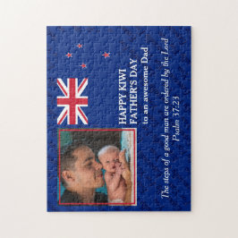 Lycklig Fars dag FANTASTISK KIWI PAPPA Pussel