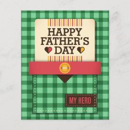 Lycklig Fars dag Flygblad