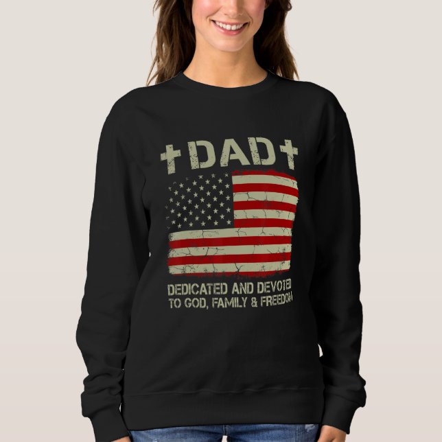 Lycklig Fars dag för Manar Pappa dedikerat och dev T Shirt (Framsida)