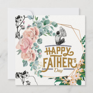 Lycklig Fars dag för min Pappa Tack Kort
