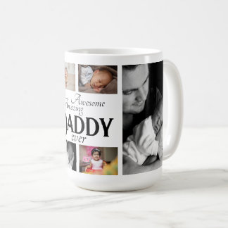 Lycklig Fars dag fotokollage Coffee Mugg