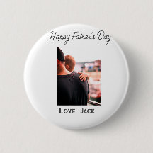 Lycklig fars dag fotomodern kärlek enkel far