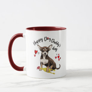 Lycklig fars dag från din Chihuahua Mugg