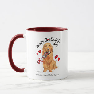 Lycklig fars dag från din guld- Retriever Mugg