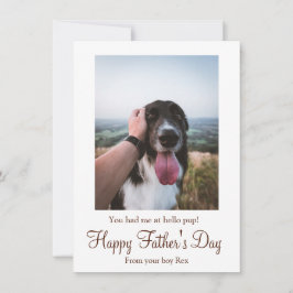 Lycklig Fars dag från Hund av Hund från Anpassning Anteckningskort