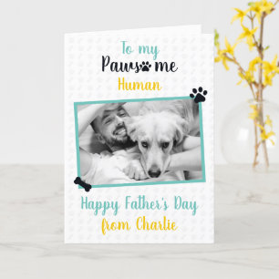 Lycklig Fars dag från Hund till Pawsome Pappa Kort