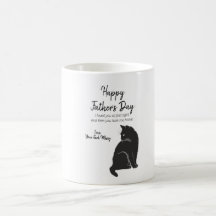 Lycklig Fars dag från katt