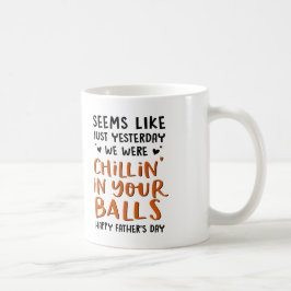 Lycklig Fars dag från små ekorrar Kaffemugg