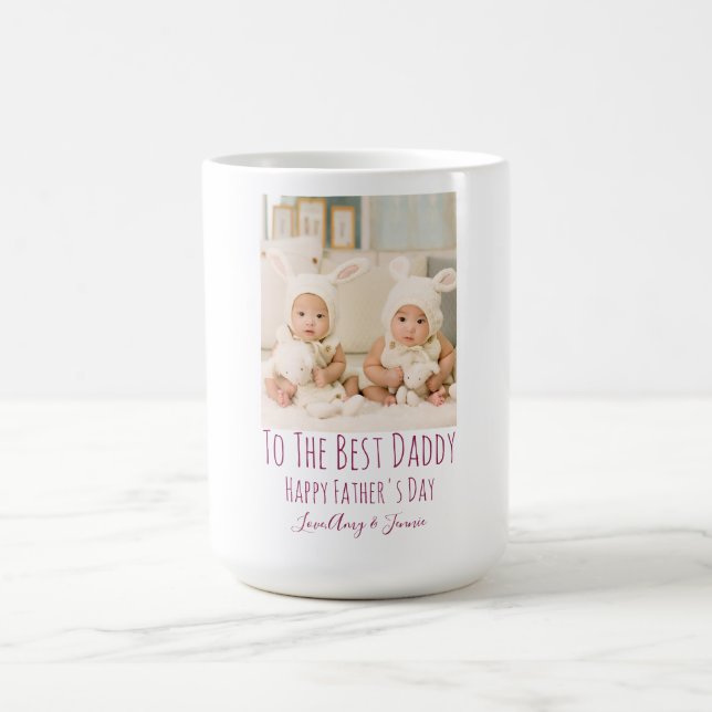 Lycklig Fars dag från Twillingar Kaffemugg (Center)
