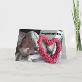 Lycklig Fars dag ... Från Weimaraner-Hund Kort