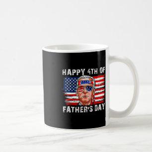 Lycklig Fars dag Funny Joe Biden Independence 4th Kaffemugg