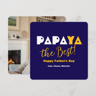 Lycklig Fars dag   Funny Offertblått och Gult