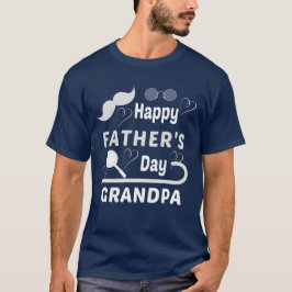 LYCKLIG FARS DAG GRANDPA T SHIRT