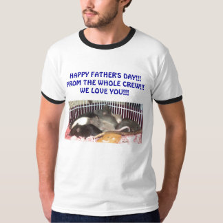 LYCKLIG FARS DAG!!! GULLIG BABYRÅTTASKJORTA T SHIRT