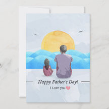 Lycklig Fars dag hälsning-kort