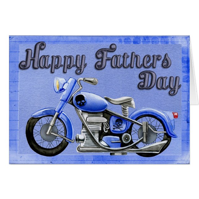Lycklig Fars dag Hälsningskort (Framsidan Horizontal)