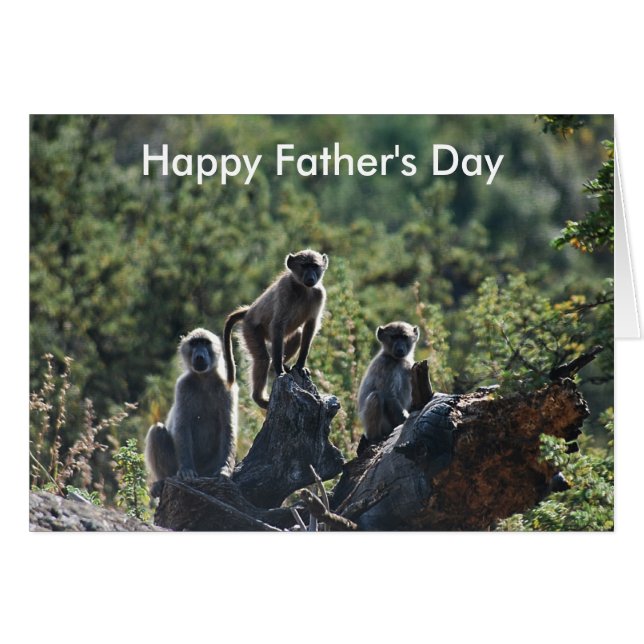 Lycklig Fars dag Hälsningskort (Framsidan Horizontal)