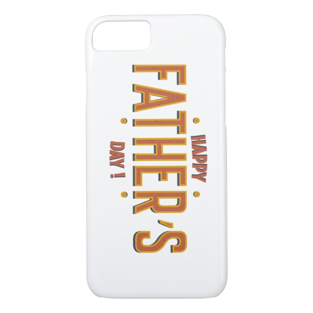 Lycklig Fars dag - Heartfilt Gift for the World" Case-Mate iPhone Skal (Baksida)