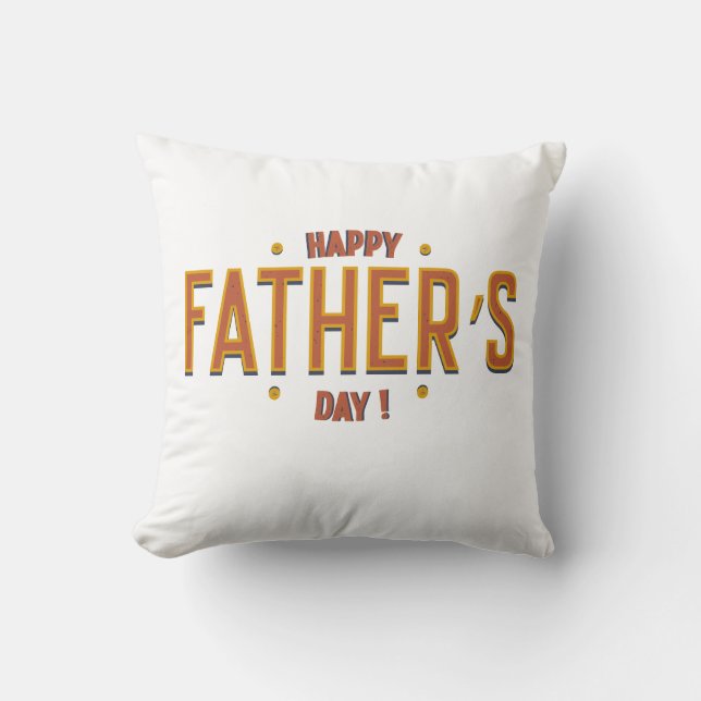 Lycklig Fars dag - Heartfilt Gift for the World" Kudde (Framsida)