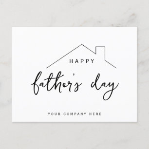 Lycklig Fars dag House Realty Vykort