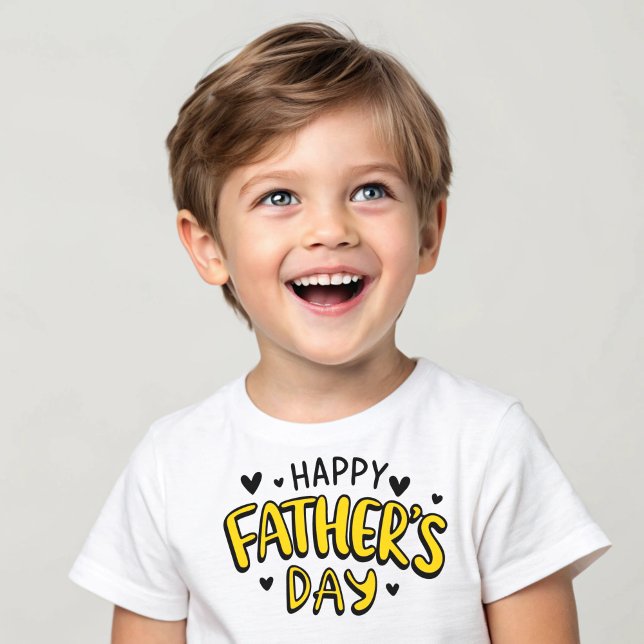 Lycklig Fars dag Kids' T-Shirt (Skapare uppladdad)