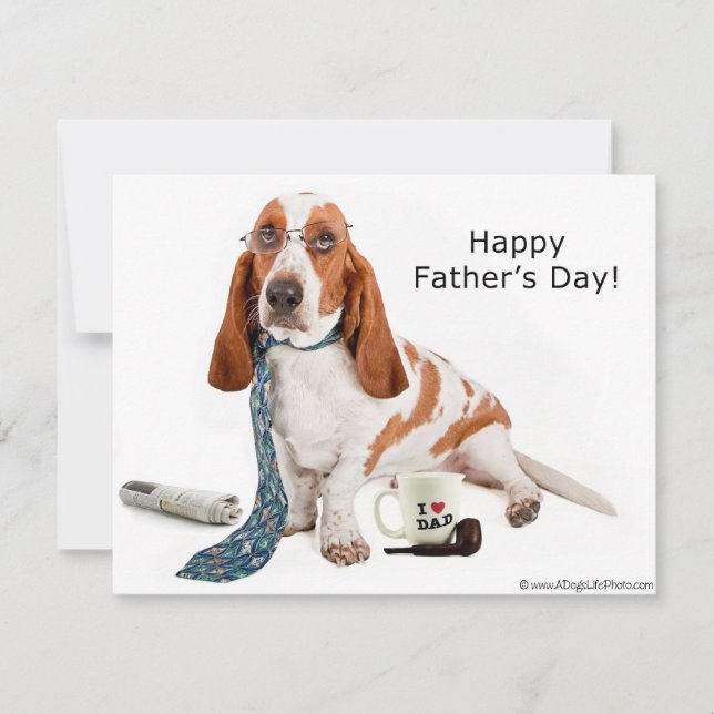 Lycklig Fars dag Kort (Framsida)