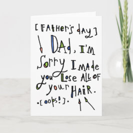 Lycklig fars dag kort