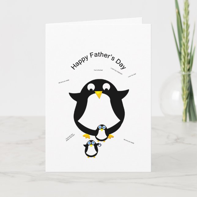 Lycklig Fars dag - kort (Framsida)