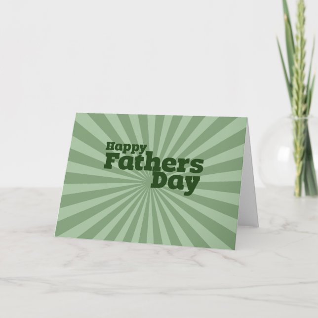 Lycklig Fars dag Kort (Framsida)