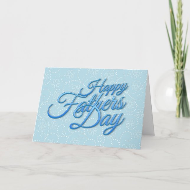 Lycklig Fars dag Kort (Framsida)