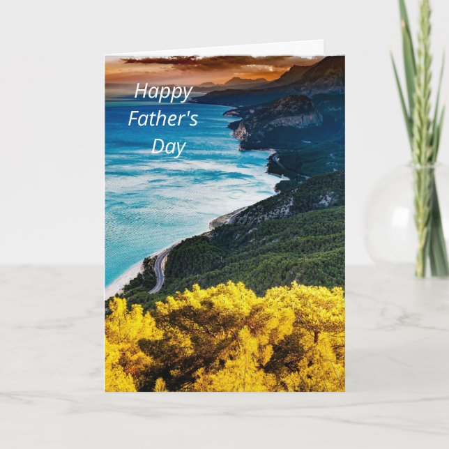 Lycklig Fars dag Kort (Framsida)