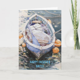 "Lycklig Fars dag"-kort för påskrivet meddelande