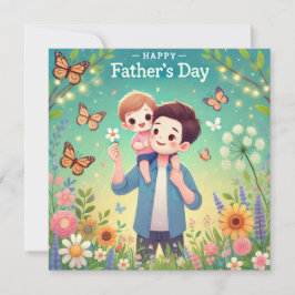 Lycklig Fars dag-kort Inbjudningar
