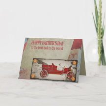 Lycklig Fars dag-kort