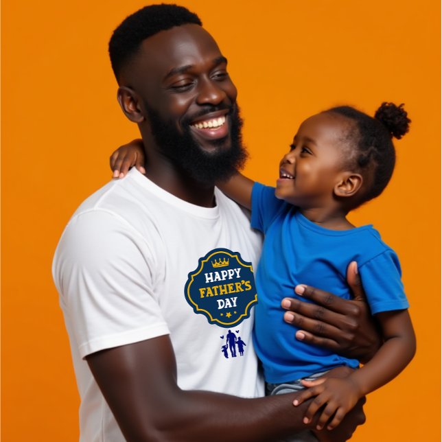 Lycklig Fars dag Krona & Kids - en Royalets hyllni T Shirt (Skapare uppladdad)