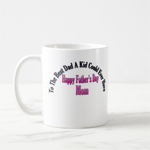 Lycklig Fars dag Mamma Kaffemugg