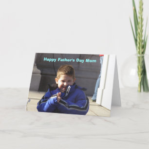Lycklig Fars dag Mamma-kort Kort