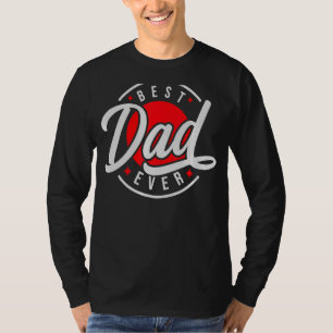 Lycklig Fars dag med bästa Pappa någonsin Vintage T Shirt
