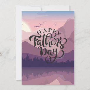 Lycklig Fars dag med Märkrna Plaque Gift med bergs Spara Datumet