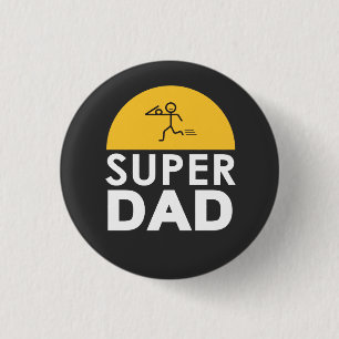 Lycklig Fars dag Modern design "TOPPEN" Knapp