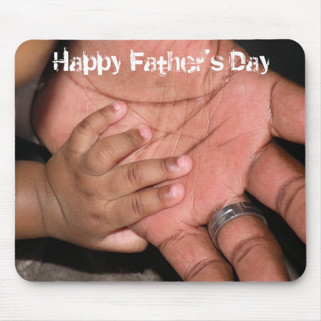 Lycklig Fars dag Mousepad Musmatta (Framsidan)