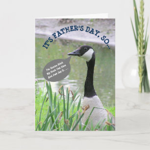 LYCKLIG FARS DAG/MY PAPPA NUMERO UNO/GOOSE BILD KORT