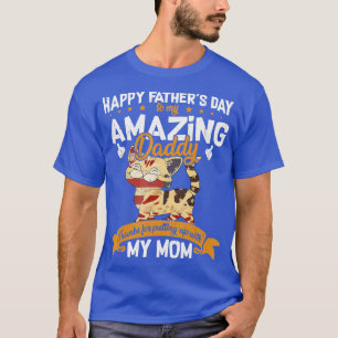 Lycklig Fars dag o My Fantastisk pappa Cat T Shirt