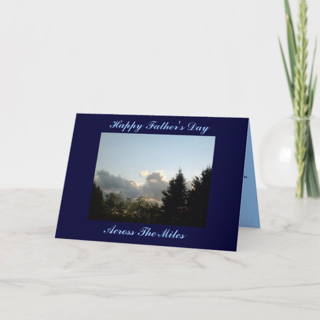 Lycklig Fars dag, över sjön Kort (Framsida)