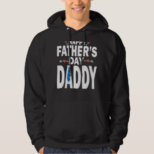 Lycklig Fars dag pappa 2022 för Pappa från Son Dau Hoodie