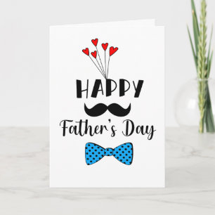 Lycklig Fars dag Pappa Greeting Card Kort